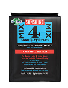 Sunshine Advanced - Mix#4 W/ Mycorrhizae- 3.0 Cu/Ft Comp